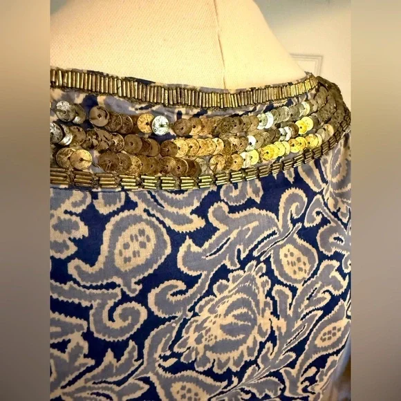 Ann Taylor LOFT Embellished Sleeveless Dress - Size 8 - Picture 11 of 13